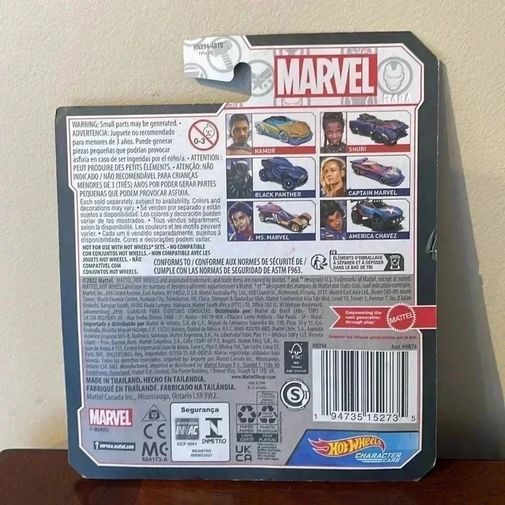 Hot Wheels Character Cars The Marvels Ms Marvel NIB 2022 Mattel